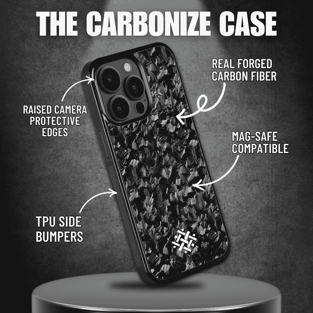 Iphone 15 | Forged Carbon Fiber Cover Series