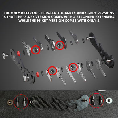 Carbonize | Carbon Fiber key Organizer