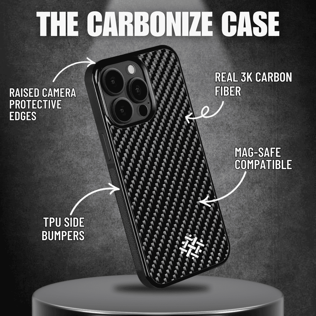 Iphone 14 | Carbonize Carbon Fiber Cover Series