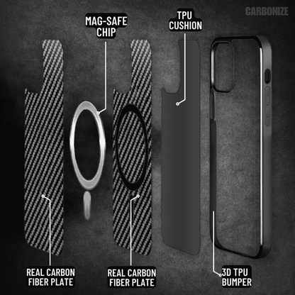 Iphone 13 | Carbonize Carbon Fiber Cover Series